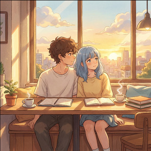 窓際の席、君はとなり