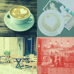 一尘不染咖啡印象数