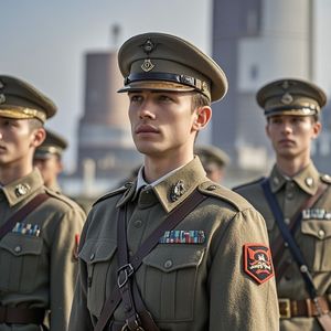 记念抗日战争胜利八十周年-屏辉