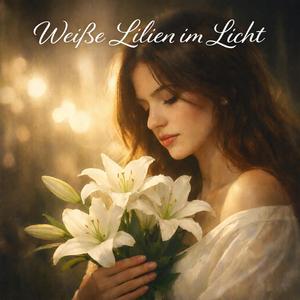 Weiße Lilien im Licht