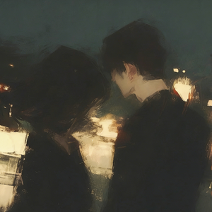 短暂交汇的星轨