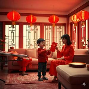 给爸爸妈妈的红包