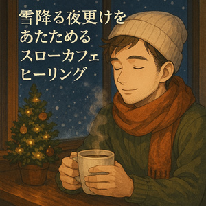 夜長のピアノハーモニー：冬カフェ
