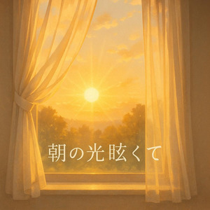 朝の光眩しくて