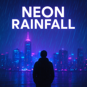 neon rainfall