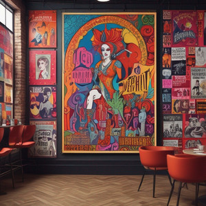 ムーランルージュのロートレックのポスター