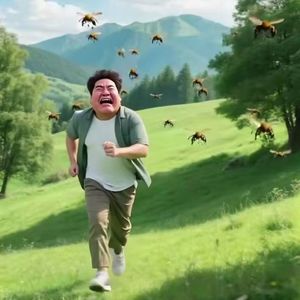 马蜂蛰我满头包