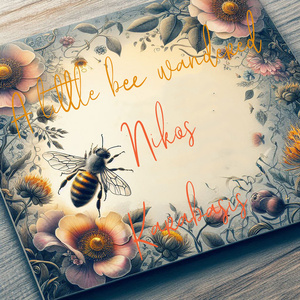 A little bee wandered