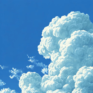 云是从海里升起来的