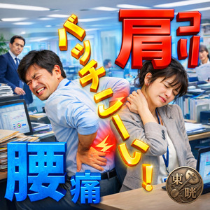 肩こり腰痛バッチこーい！