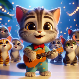 The Happy Cat - Ukulele Melody