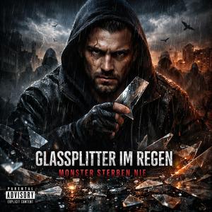 Glassplitter im Regen