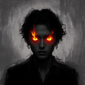 Fire in her eyes