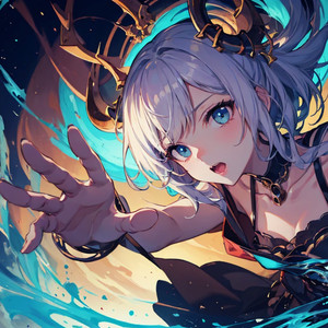 足掻くほど沈む世界（ダークファンタジー、戦闘、運命）