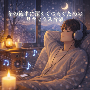 月明かりの雪原に寄り添う音