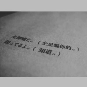 我只能说晚安...