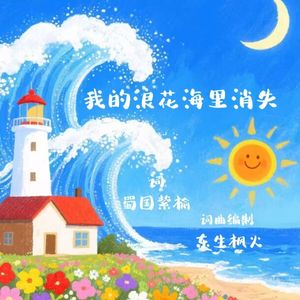 我的浪花海里消失