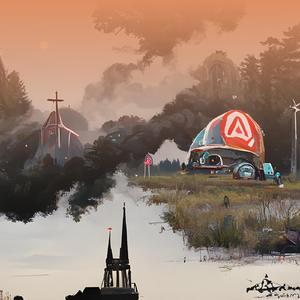 Bintang Senja Di Balik Awan