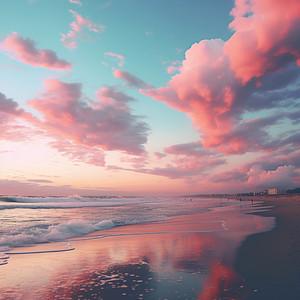 Serenidad De La Meditación Del Atardecer En El Océano Allegretto