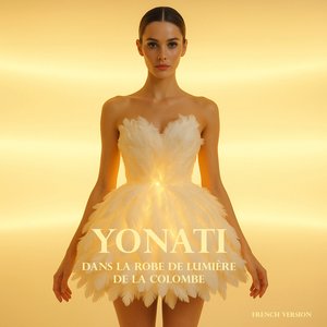 Yonati dans la robe de lumière de la colombe
