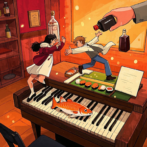 甜蜜的三文鱼追逐战