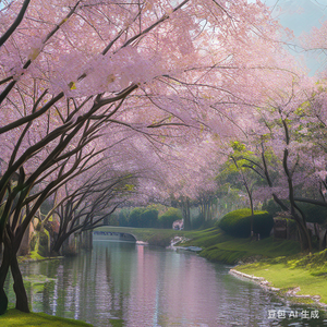 樱花树下站谁都美