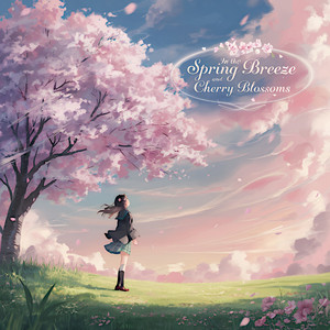 春風と桜の中で