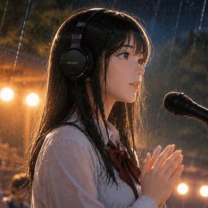 雨にとける