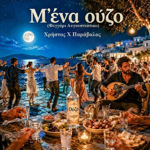 Μ’ ένα ούζο(Φεγγάρι Αυγουστιάτικο)