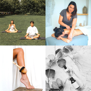 抚慰的颈部按摩回忆