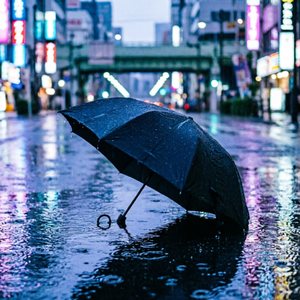 雨幕里的哑剧