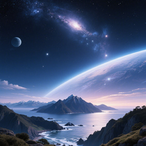 山海的浩瀚 宇宙的浪漫