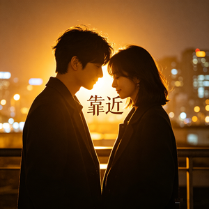 靠近