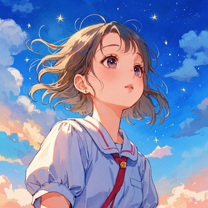 空の落書き