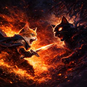 ネコvsシャドウ