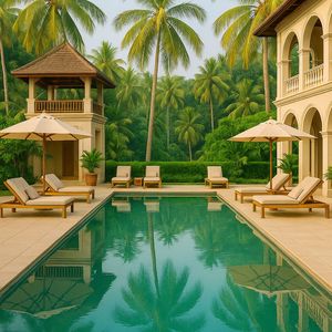 Golden Hour at the Villa