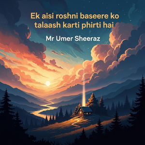 Ek aisi roshni baseere ko talaash karti phirti hai