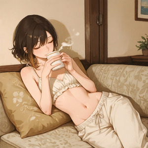 Tranquil Lofi Guitar at Night in the City