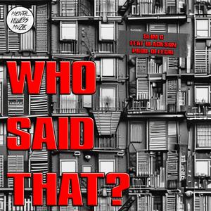 Who Said That? (feat. Blackson & Mental Illness Muzik)