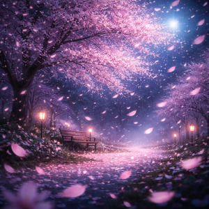 桜吹雪へと変わる涙