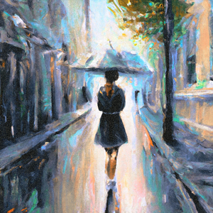 청승맞게 비가 내리면