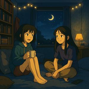 laughing under blankets