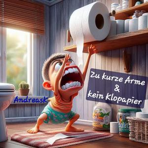 Zu kurze Arme und kein klopapier