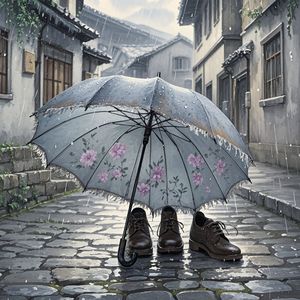一把旧伞-萌妮妮