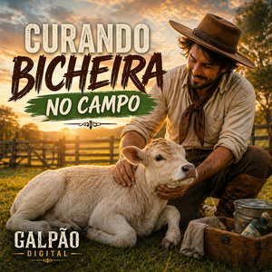 CURANDO BICHEIRA NO CAMPO