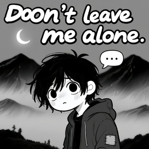 Don’t leave me alone