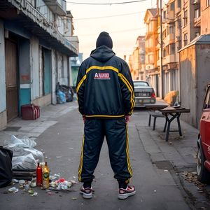 На корточках