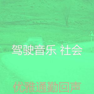 柔和的开车上班时刻