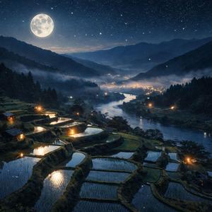 月光に洗われる遠い故郷