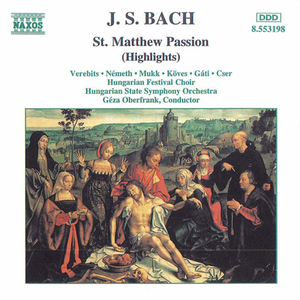 St. Matthew Passion, BWV 244:Part I: Aria: Ich will bei meinem Jesu wachen (Tenor, Chorus)